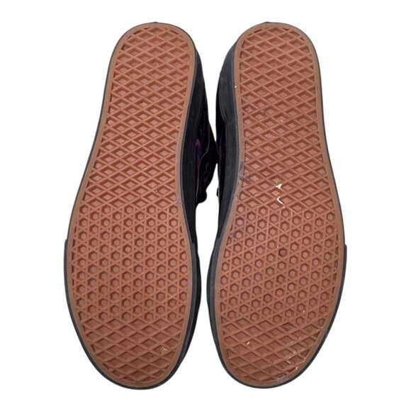 Vans Mens Purple Velvet High-Top Sneakers Skater Skateboard Y2K Sz 13 Black READ - Picture 8 of 16